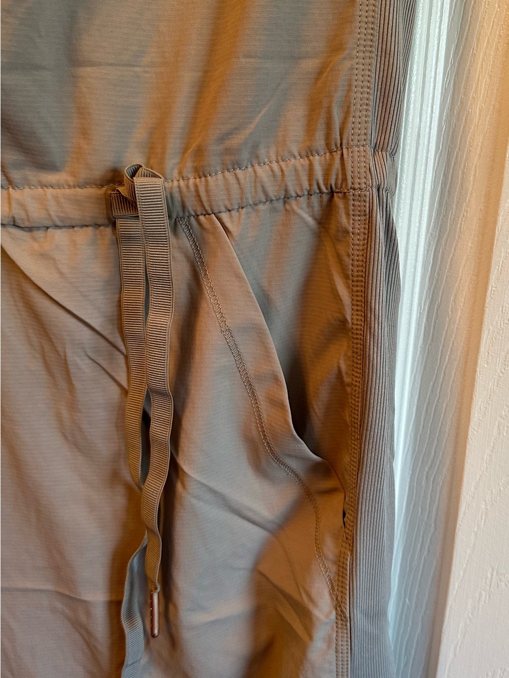 Indygena Laco Activewear Dress Drawstring Waist with Pockets in light Gray M - Picture 10 of 11